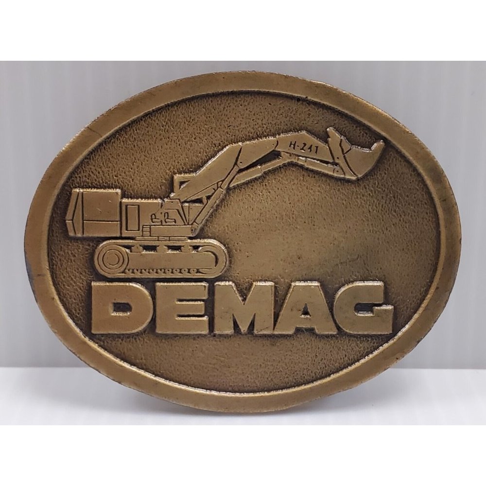 DEMAC  Belt Buckle - Hit Line USA - Construction Vehicle Nice